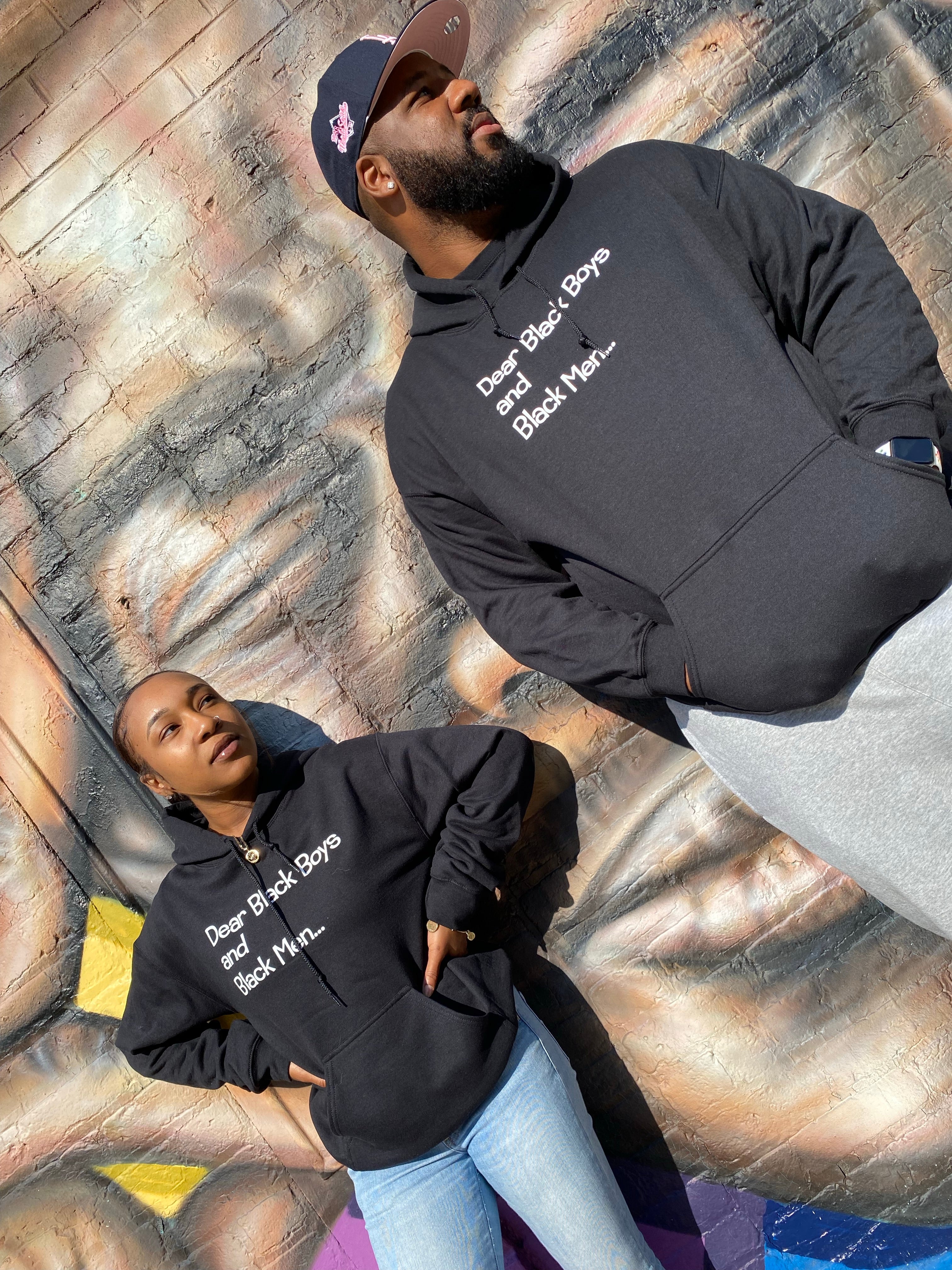 Dear Black Boys and Black Men Hoodie... (Adults Unisex)